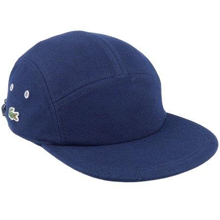 Lacoste - Sininen 5panel Lippis - Organic Cotton Navy 5-Panel @ Hatstore
