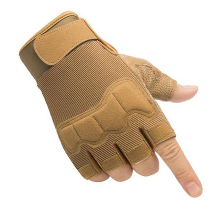 (M)Taktiske Fingerløse Handsker, Letvægts, Åndbare og Beskyttende
