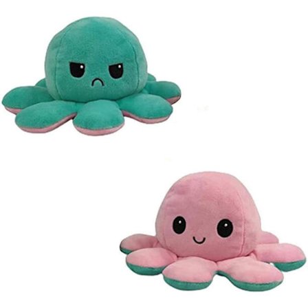 Reversible Octopus Plushie Toy