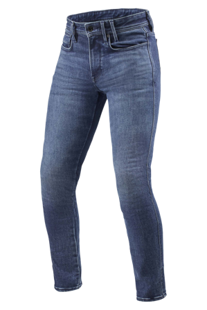 Jeansy Motocyklowe REV'IT! Piston 3 SK Średni Niebieski Używany W34 x L34