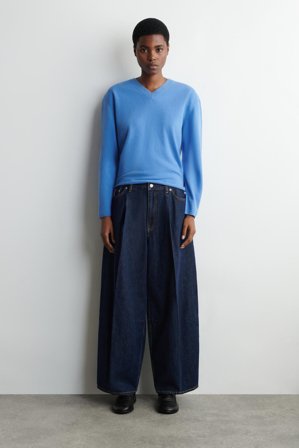 COS Femme Jean Twine Barrel in Bleu