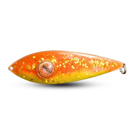 Norolan Winter Light LED Ice Jig for Arctic Char - Orange / Yellow