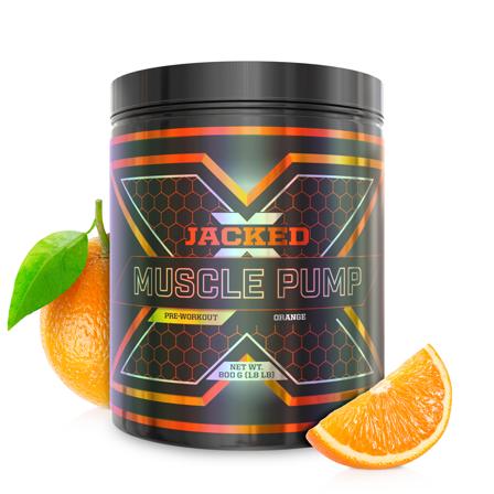 PWO - 800 g - Orange - Jacked Muscle Pump - Pre workout, Prestationshöjare, Kosttillskott, Prestationshöjare & PWO, Pump