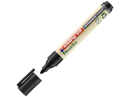 edding Whiteboardpenna 28 Ecoline rund 1,5-3mm svart - Lyreco - Kontorsmaterial - Pennor - Whiteboardpennor - Rund spets