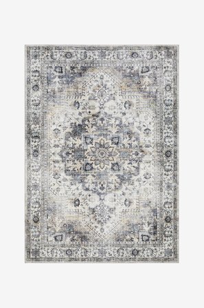 KM Home - Matto Tarfaya - Sininen - Sileät matot - 200X290 - - Homeroom