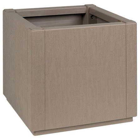 Blombox Ljusbrun 36 x 36 x 35 cm Plast
