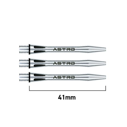 Winmau Astro Aluminium Shafts | Winmau.com Gemiddeld / Zwart