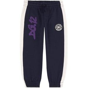 Kids - Dolce & Gabbana Branded Track Pants Navy 18-24 Months - Bottoms - 18-24 months - Navy