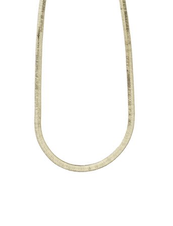 Pilgrim | Noreen Flat Snakechain Necklace Gold-Plated | ONE SIZE