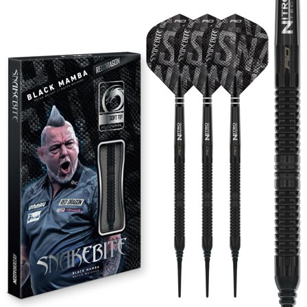 Peter Wright - Black Mamba Soft Tip 18g Darts