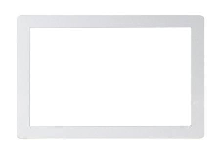 ALLNET Touch Display Tablet 14 Zoll zbh. Blende für Einbaurahmen Weiß schmal