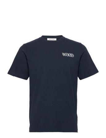 Sami Graphic Logo T-Shirt Blue Wood Wood