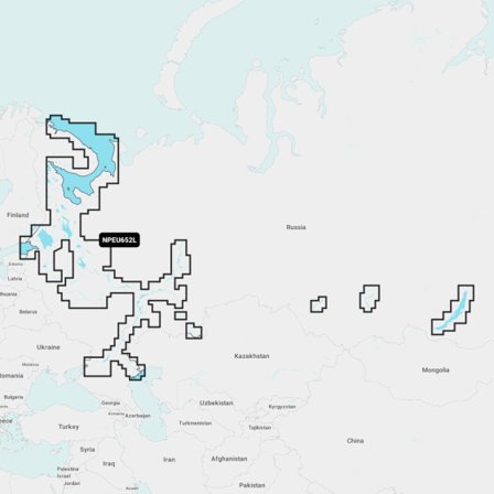Carte marine électronique Navionics Nav+ EU652L - Russie occidentale