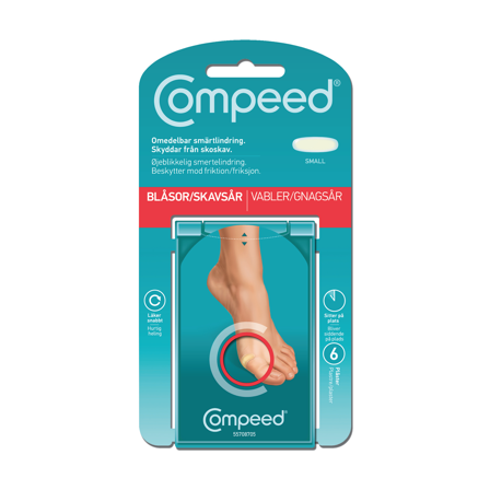 Compeed Gnagsårplaster Small, 6 stk.