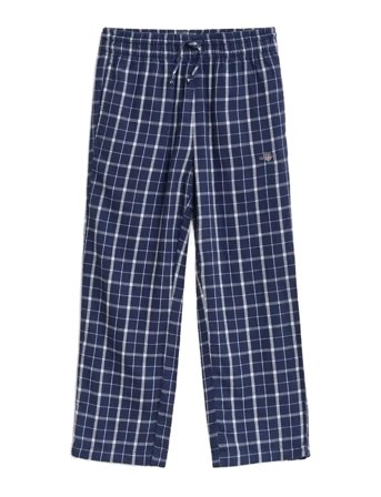 Checked Flannel Pajama Pants Blue GANT