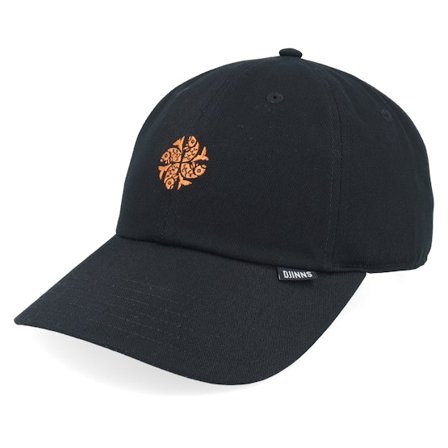Djinns - Negro unconstructed Gorra - Koi Watching Black Dad Cap @ Hatstore