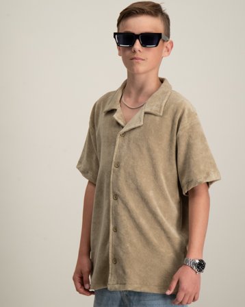 Grunt August shirt Beige Skjorter Gutt - Kids Brand Store