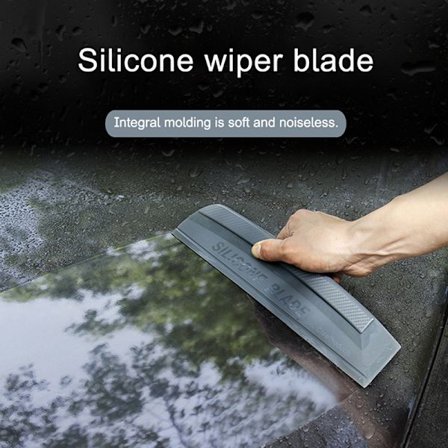 Skrapfri mjuk silikon Handy Squeegee Bilinpackningsverktyg Vatten W