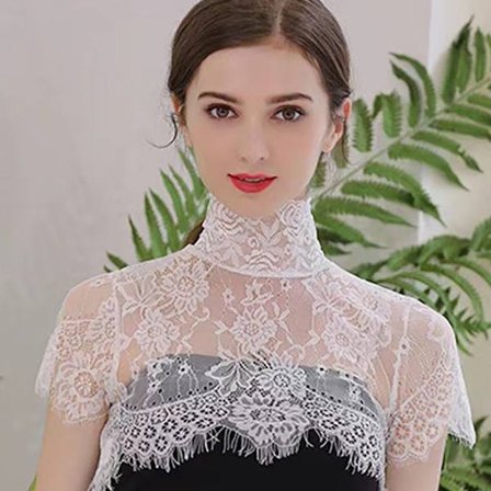 Skjorte Fake Collar False Collar WHITE L