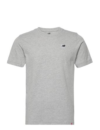 Nb Small Logo Tee T-shirts Short-sleeved Grå New Balance