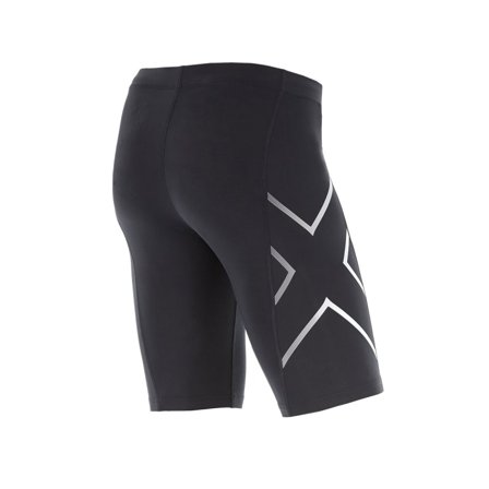 2XU Men's Tr2 Compression Shorts Men workout shorts Black M