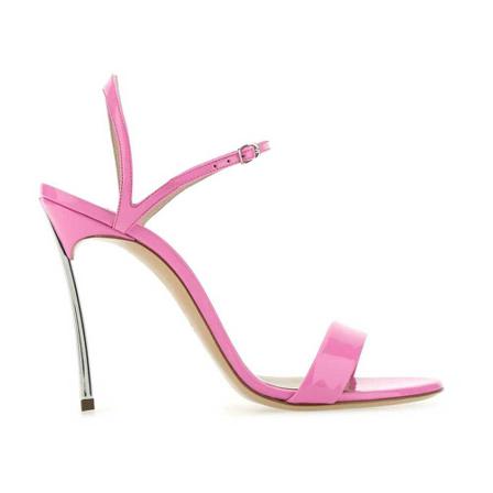 Casadei Sandaler Pink, Dame Sandaler med hæl, Størrelse: 40 EU