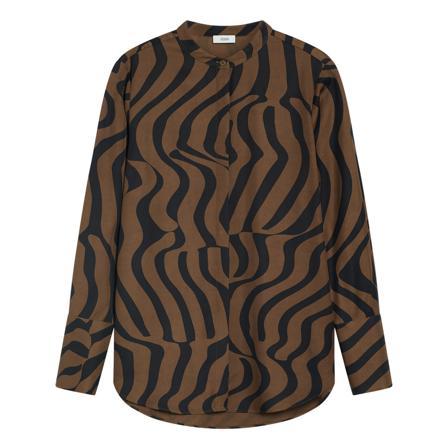 Closed, Blouses Bruin, Dames, Maat:M,Viscose