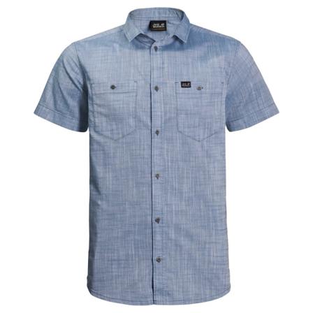 Jack Wolfskin Men's Emerald Lake Shirt Men short-sleeved shirts Blue S