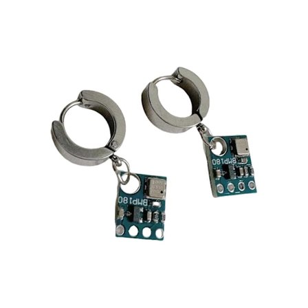 Futuristiske Alien Kredsløb Øreringe Punk Charm Øreringe Egnet til Ungdommelige Trendsættere og Science Fiction Fans