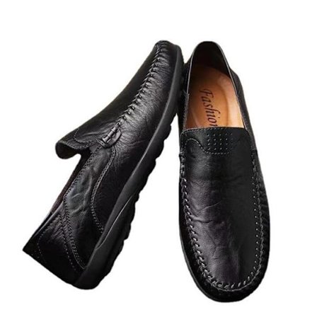 Herrar Casual Läder Fashion Slip-on Skor
