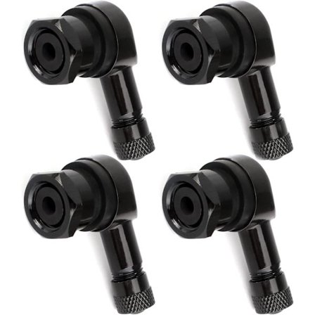 4 stk. Motorcykel Vinkelventil Aluminium Vinkelventil 90 Grader Dækventil Adapter Ventilforlænger Adapter Slangeløs Bil Dækventil Til Vedligeholdelse 
