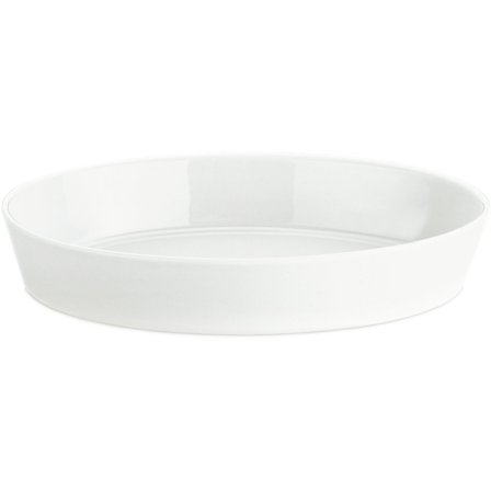 Pillivuyt Ovalt fad, mellem 31 x 23 cm. - Hvid | KitchenOne