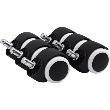 6 kpl sarjan toimistotuolin pyörän vaihtopyörä kääntyvä pyörä mykistyspyörä kova lattia toimistotuoli liukumattomat pyörät universaalipyörä BG-2