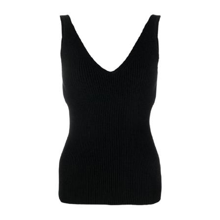 P.a.r.o.s.h. Sleeveless Tops Sort, Dame