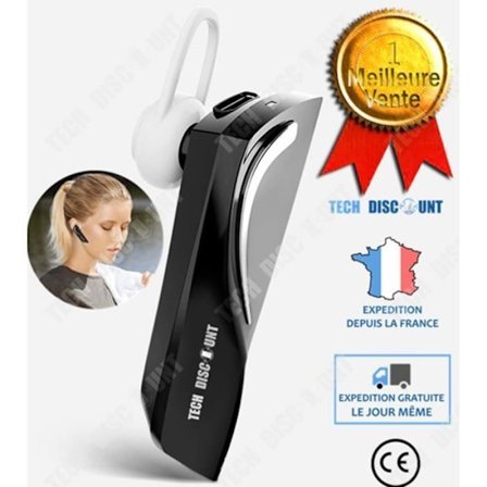 Trådlösa Bluetooth-hörlurar TD 100mah bluetooth 5.0 öronhängande hörlurar enkel svart smart tryck】