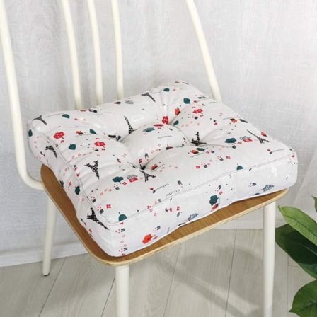 Firkantede sædehynder, ekstra tykke stoldehynder, japansk stil tatami pude til kontor Blød Meditere Overfyldt-n 45x45x10cm