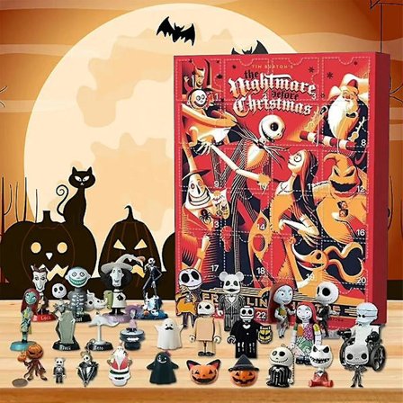 24 Ruudun Halloween Blind Box Minihahmoja Nukkeja Juhla Yllätyslelut
