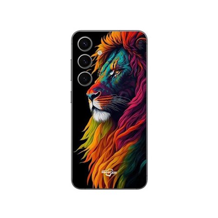 Fodral för Samsung Galaxy S25 Plus Färgglad Majestätisk Lejon