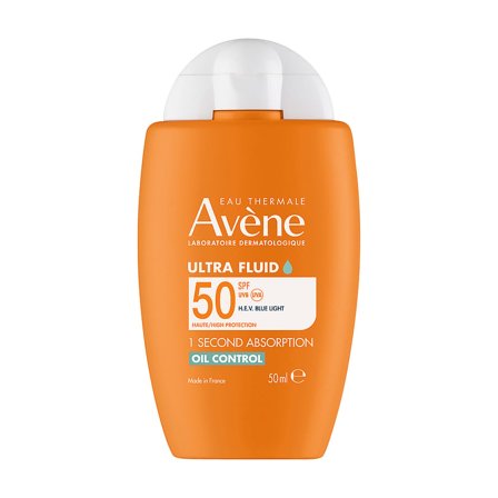 Avène Ultra Fluid Oil Control SPF50 Face Suncare 50 ml, Skincare, Solcreme, Solcreme Til Ansigtet
