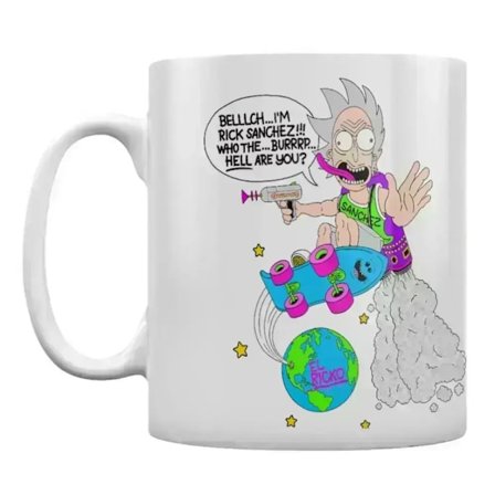 Rick And Morty El Ricko Mug En Storlek Vit