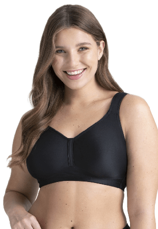 Miss Mary of Sweden Feel Fresh T-shirt Bh Utan Bygel Med Ovadderad Helkupa Dam Svart 75e