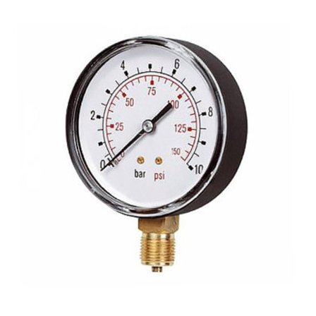 Manometro d.50 radiale laterale 0-10 bar