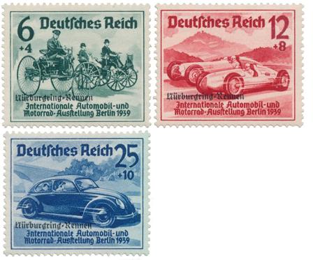 Tyske Rige 1939 - MICHEL 695-697 - Ubrugt