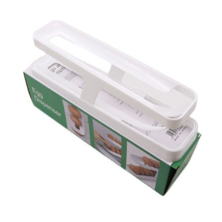 Dubbellagers Ägghållare för Kylskåp - Kompatibel med 12-14 Ägg, Köksförvaringsorganisatör [JUN]