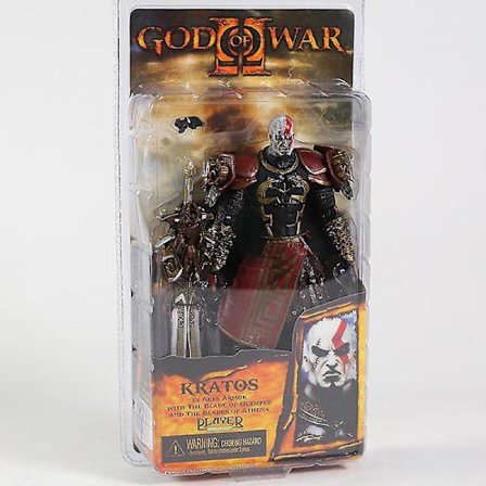 Neca God Of War Kratos PVC Action Figur Samlerobjekt Modell Leketøy 3 Typer Munn lukket