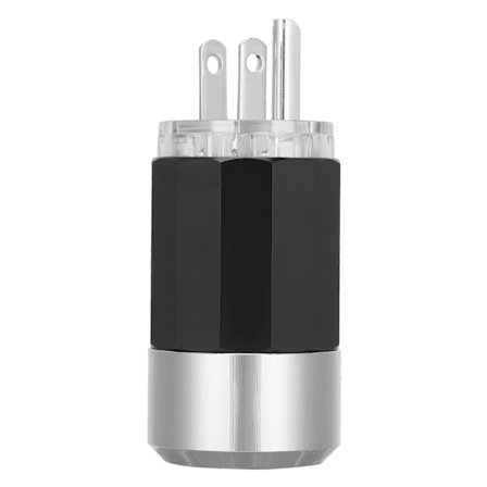 Monosaudio Ren Kobber Rhodium-belagt Strømstik HIFI Audio Strømstik Stik (M109R (han) )