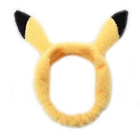 Gule tegneseriehårbøyler for kvinner Hårtilbehør Elastiske sminkehårbøyler for ansiktsvask Myke hodeinnpakninger