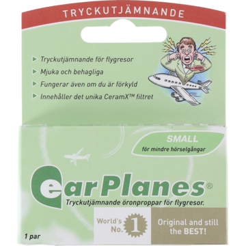EARPLANES ØREPROPP SMALL