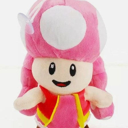 Super Mario Toadette plysjfigur kosedyr kosebamse 18 cm NY KLB