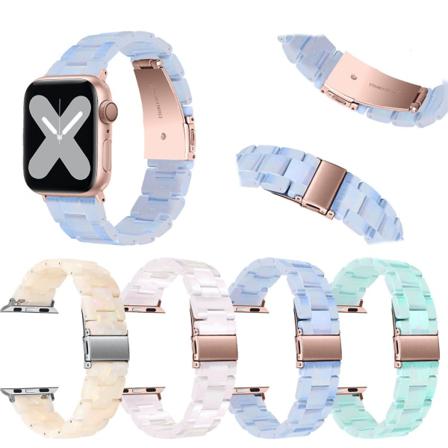 Apple Watch Armband Pärlemor 42/44/45 Mm Iwatch 7 Rostfritt Stål Pink Pink & Rosé